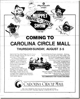 Muppet Traffic Safety Show August 1, 1990
