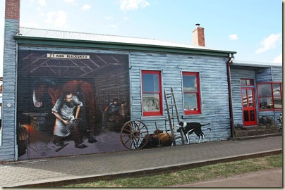 Mural, Sheffield, Tasmania