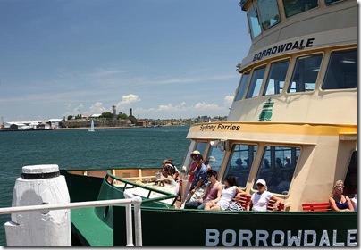 Cockatoo Island and ferry