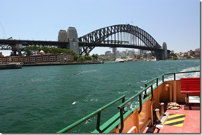 Harbor Bridge from ferry