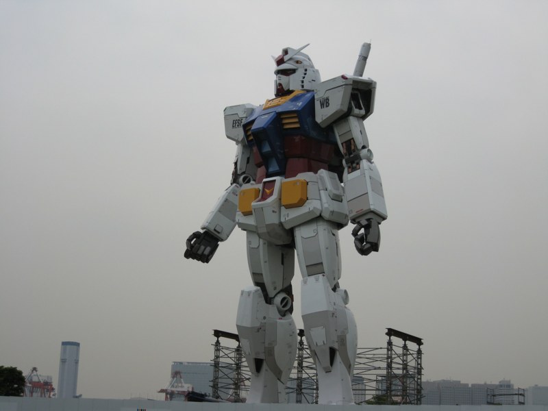 รูปภาพ หุ่นกัมดั้ม Gundam ขนาดเท่าของจริง แบบชัดๆ ดูกันให้จุใจ