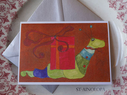 Christmas Snail