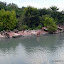 Valence, River Rhone - remains of the steam-tug "Ardeche"
