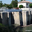 Beaucaire, Canal Rhone a Sete - the final disused lock (ecluse) Rhone side