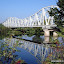 Near Moissac, Canal de Garonne - Railway bridge over the River Tarn