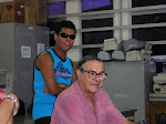 Rodrido (Zequinha) e seu óculos estilo Matrix e o Sr. Hermeto.