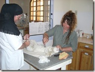 Kim brushing cat