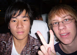 Naoki and I on the bus.  He looks a little tired...
