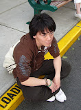 Tsutomu looking angry at USJ