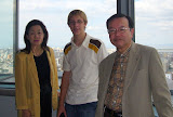With Rotarians in Sakai.