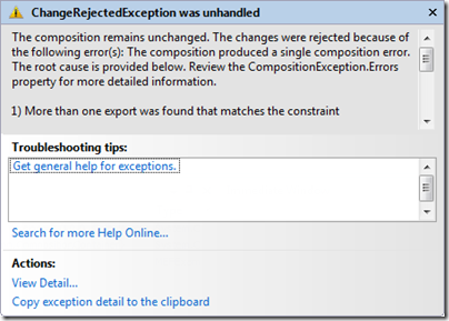 Example2-ChangeRejectedException