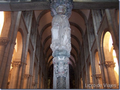 Entrada a la Catedral de Santiago por el Pórtico de la Gloria
