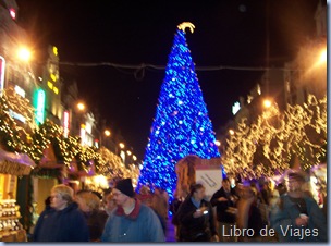 Decoración de Navidad en la Plaza de Wenceslao