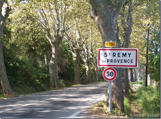 Entrada a Saint Remy en Provence