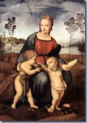 La Madonna y el Jilguero de Rafael