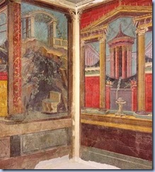 Tercer estilo de Arte Romano en Pompeya