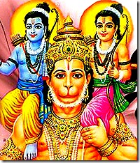 Lakshmana and Rama with Hanuman