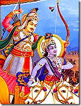 Krishn and Arjuna