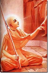 Lord Chaitanya as a sannyasi