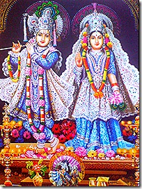 Radha Krishna deity worship