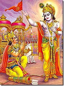 Krishna and Arjuna