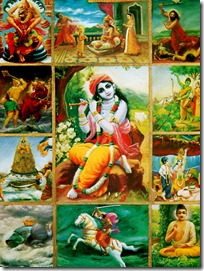 Krishna and His incarnations