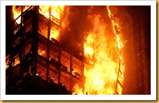 building fire