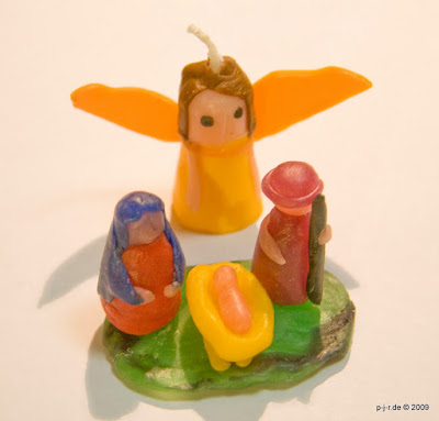Bianca Faßbender' Heilige Familie' - Knetwachsminiatur, Foto: Peter J. Reichard 
