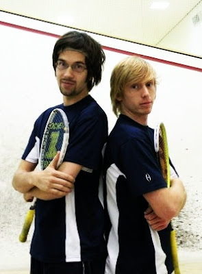 BRING IT! Yellowjacket co-captains H.Ahmed and J.Bristow