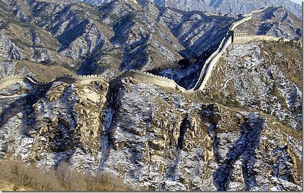 maravillas del mundo muralla china