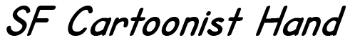 SF Cartoonist Hand Font