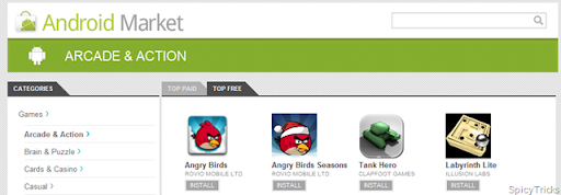 The new Android Market now