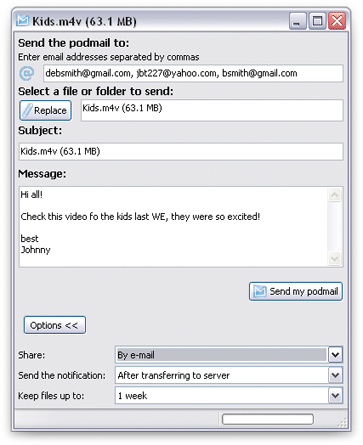 send anonymous mails