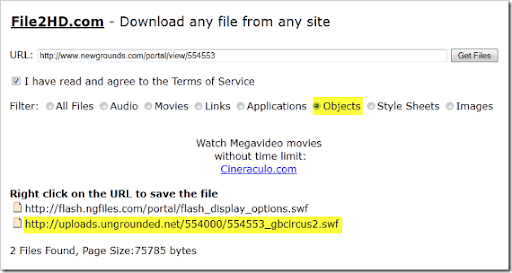 File2HD allows you to download