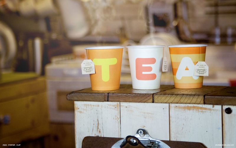 ABC paper cups – Tea