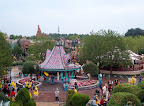 Panoramic view over Disneyland