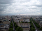 Panoramic view over Paris