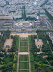 Panoramic view over Paris