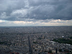Panoramic view over Paris