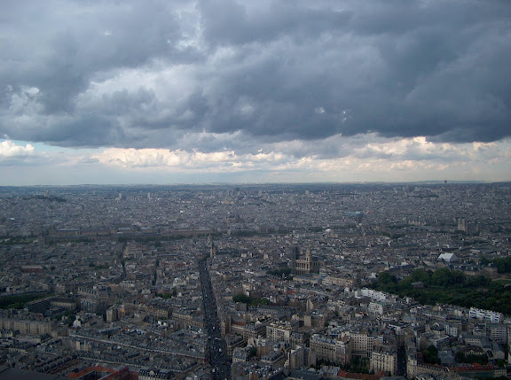 Panoramic view over Paris
