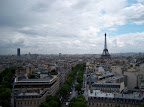 Panoramic view over Paris