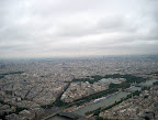 Panoramic view over Paris