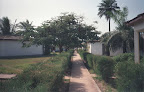 Pathway in residential area