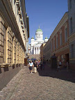 Street alley in Helsinki