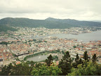 Panoramic view to Bergen