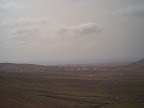 Misty view to valley