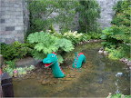 Dragon in Legoland moat