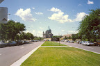 Panoramic view to St. Paul Cathedral, Minnesota