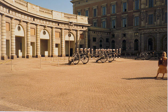 Royal guard in Stockholm, Sweden