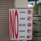 Airport Restrictions in Indonesia: Animals, Guns and Cooking - Understandable; Cooking - Inconvenient; Wheels on Heel - IS NOTHING SACRED!!!